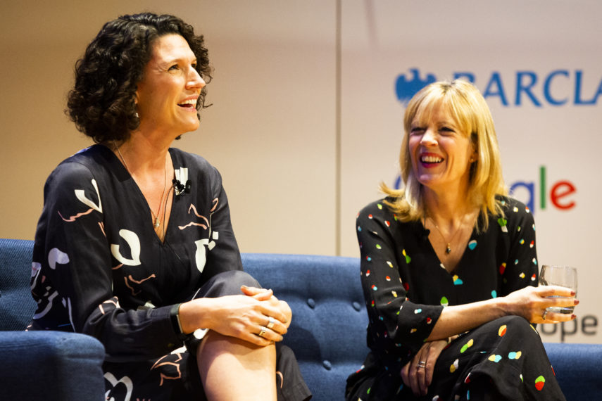 Two WACL members, Sarah Tate and Lisa Thomas, who take part in our talent mentoring initiative