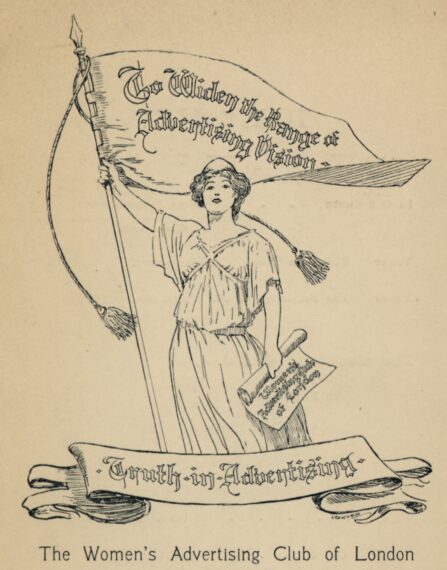 1924 WACL lunch menu cover, WACL Archive at History of Advertising Trust