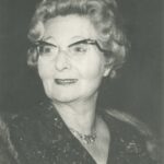 Iris Franklin, WACL President, fellow of the IPA, the Institute of Directors and treasurer of NABs. WACL archive at History of Advertising Trust.