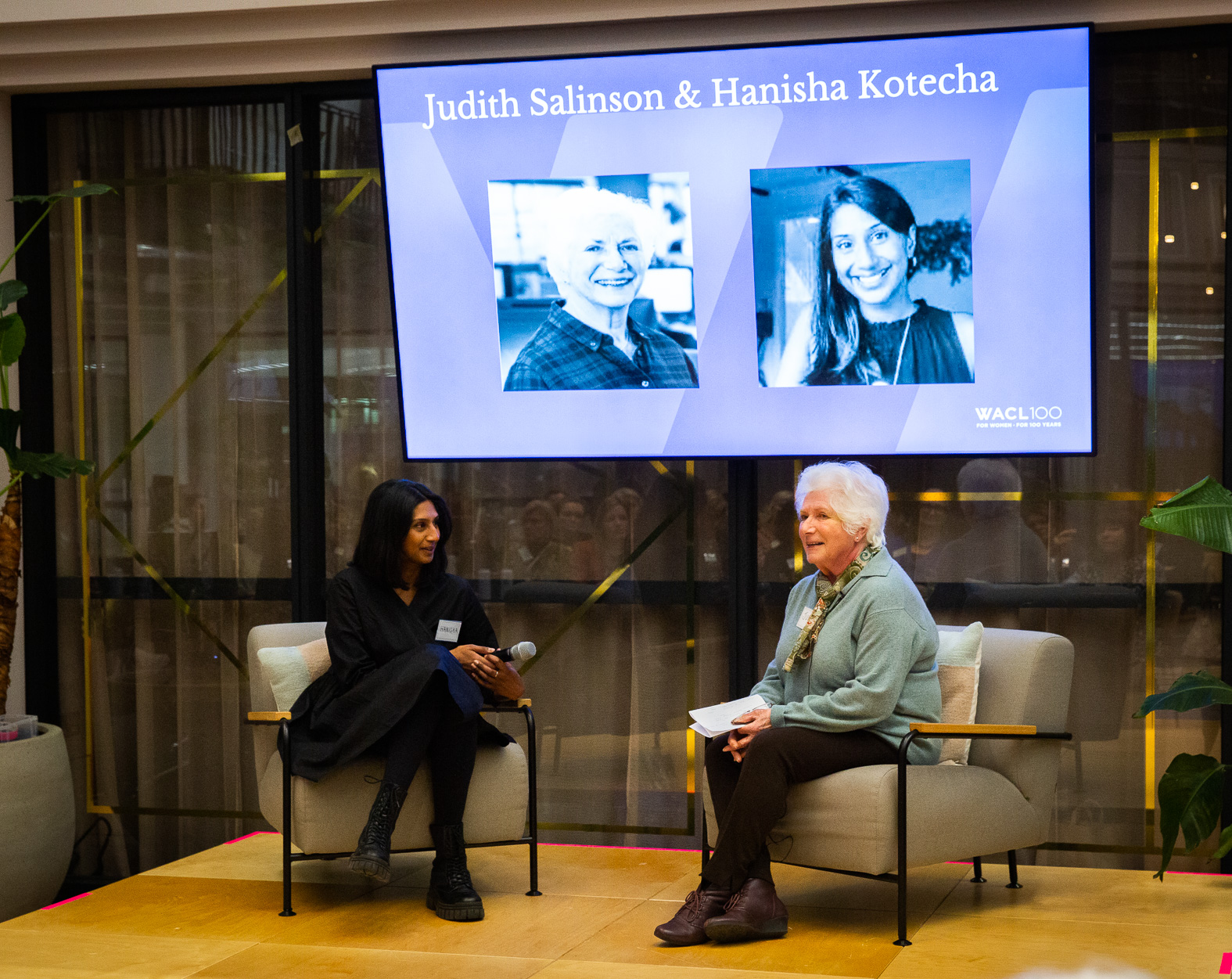 wacl wisdom launch event hanisha kotecha judith salinson